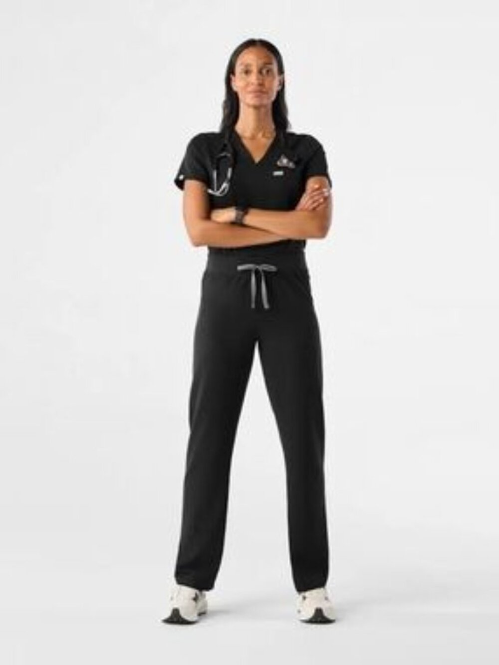 Figs Women's Black Scrub Pants Technical Collection w22sw2023 Medium Black